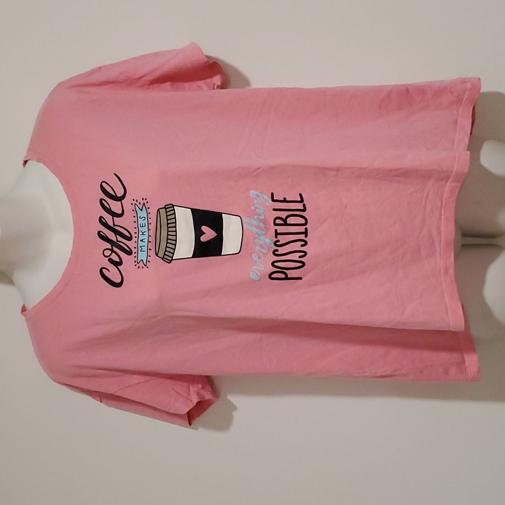 Secret Treasures Pink sleepwear short sleeve top suitable for anytime Lrg
